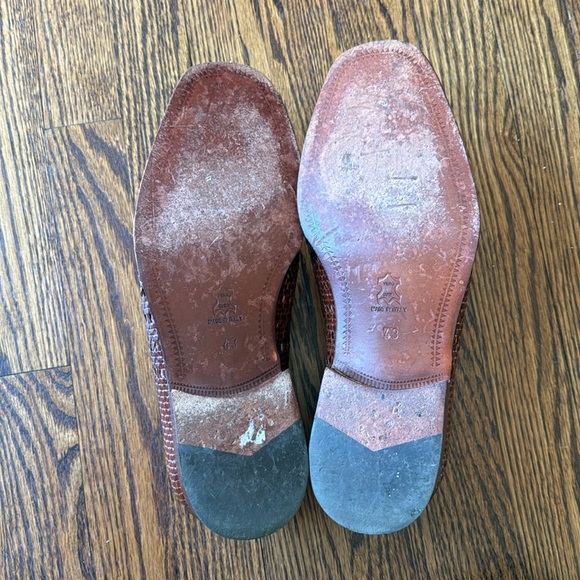 Lancaster Uomo Men’s 43/9.5 Slip On Loafer Shoe Made in Italy - Picture 5 of 6